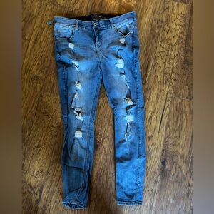 Torrid Distressed Bombshell Denim Skinny Jeans